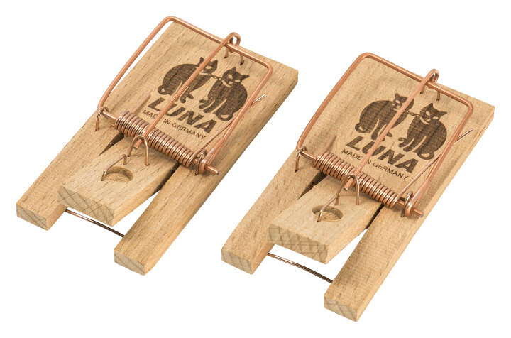 GÄRTNERGLÜCK Mausefalle Holz 2 Stück